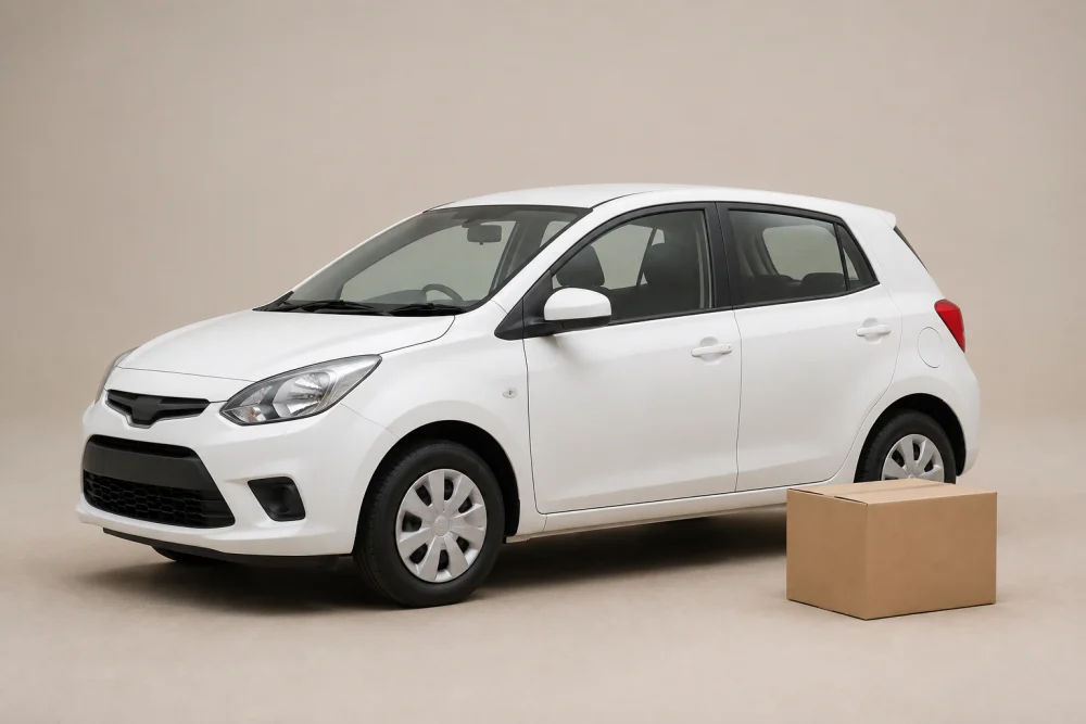 Car for parcel delivery